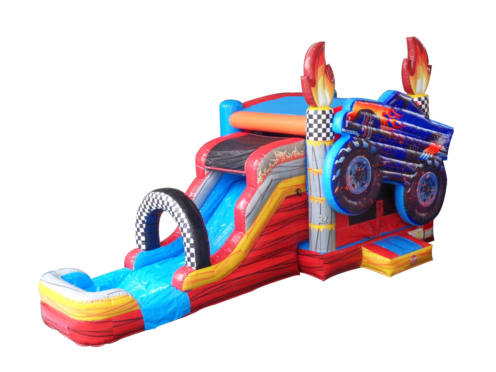 Fire monster Truck